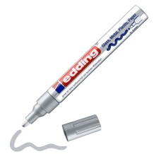 edding 750 marcador permanente tinta opaca punta conica traz