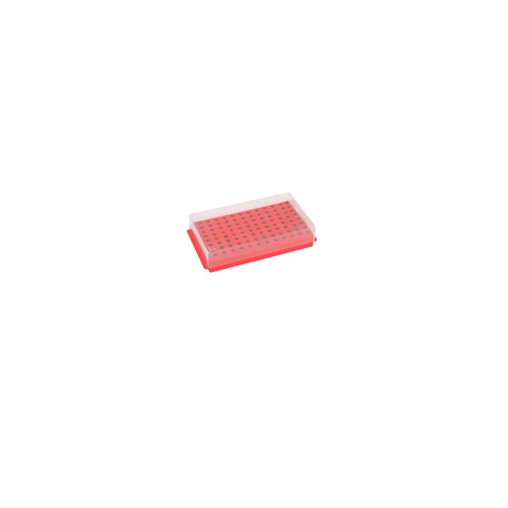 gradilla pp ctapa 198x112x49 mm capacidad 96 microtubos de