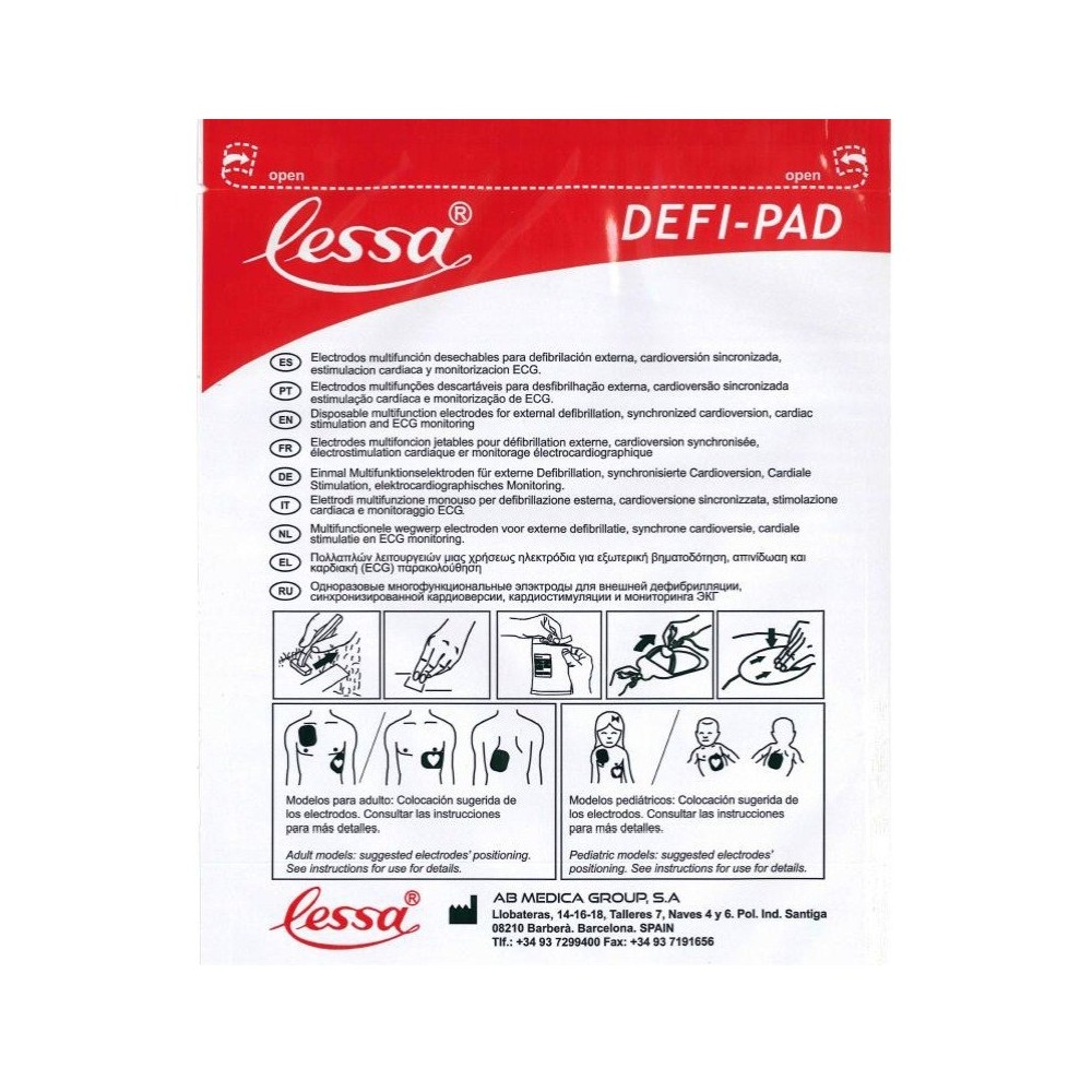 electrodos pad zoll stat padzii paq 2 uds