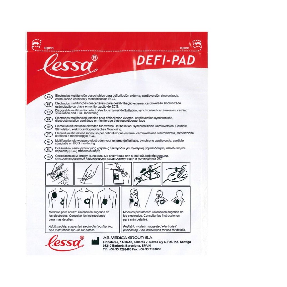 electrodos pad zoll stat padzii paq 2 uds