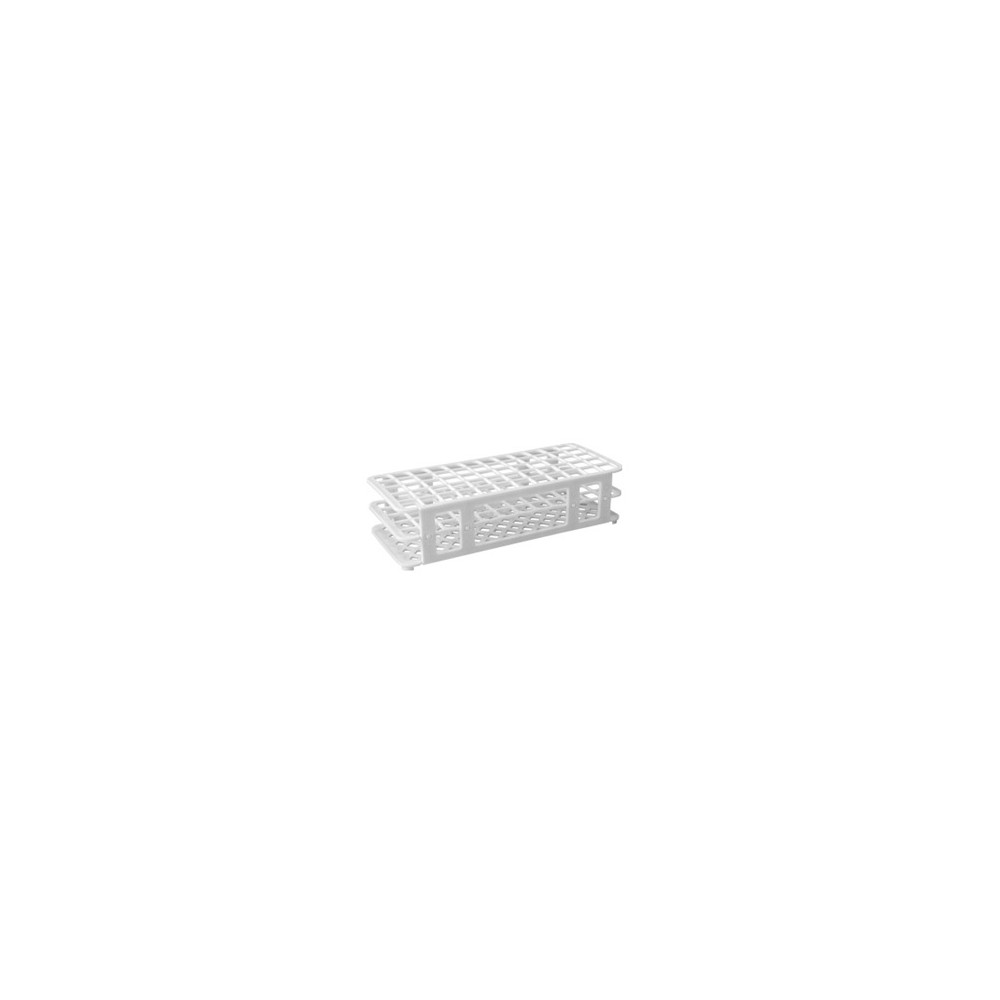 gradilla 16 mm blanca agujero cuadrado 60 tubos