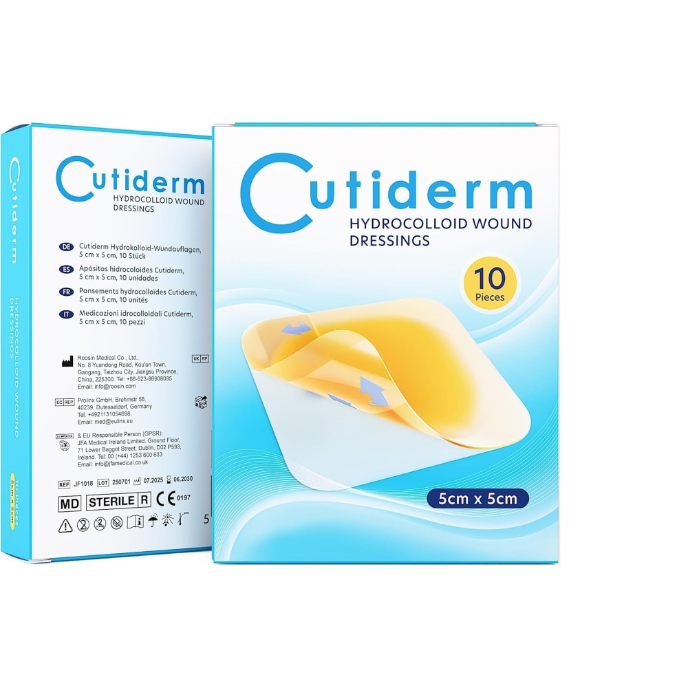 aposito hidrocoloide 5 cmx 5 cm cutiderm paq 10 uds