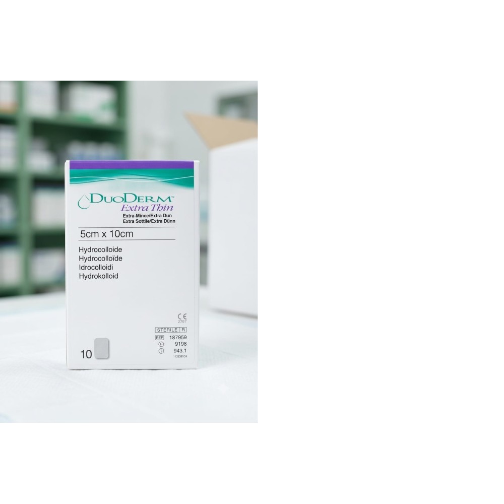 aposito hidrocoloide ultra fino 5 cm x 10 cm duoderm paq 1