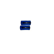 tobilleras munequeras lastradas de neopreno 2kg azules par