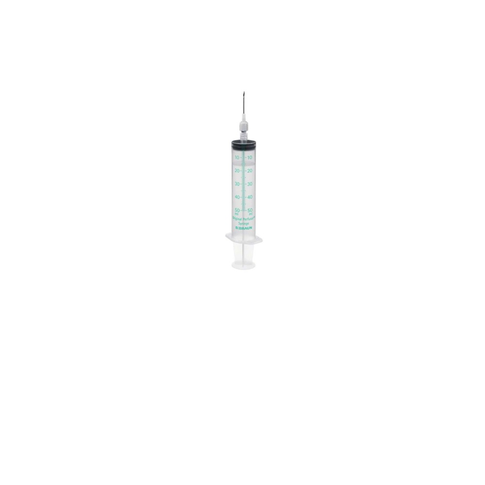 jeringa perfusor con aguja de carga de 50 ml bbraun caja d