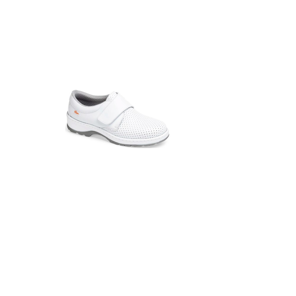 zapato blanco dian 1900 cerrado con velcro n 38 unidad