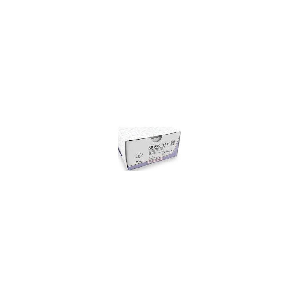 sutura absorcion media trenzada 30 triangular 38 24mm 70cm
