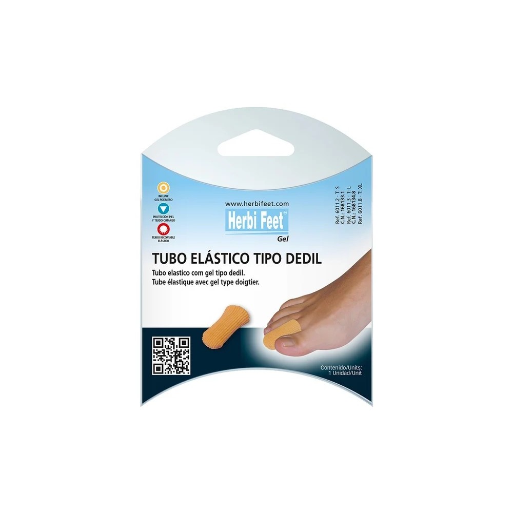tubo elastico dedil con tejido talla xl paq 6 uds