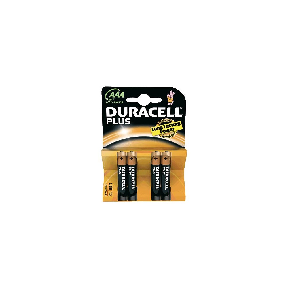 PILAS AAA TIPO LR03B DURACELL (BLISTER 4 UDS)