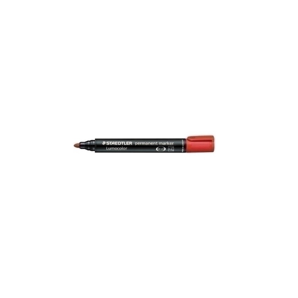 ROTULADOR PERMANENTE GRUESO ROJO STAEDTLER LUMOCOLOR 352 (PAQ  10 UNIDS)