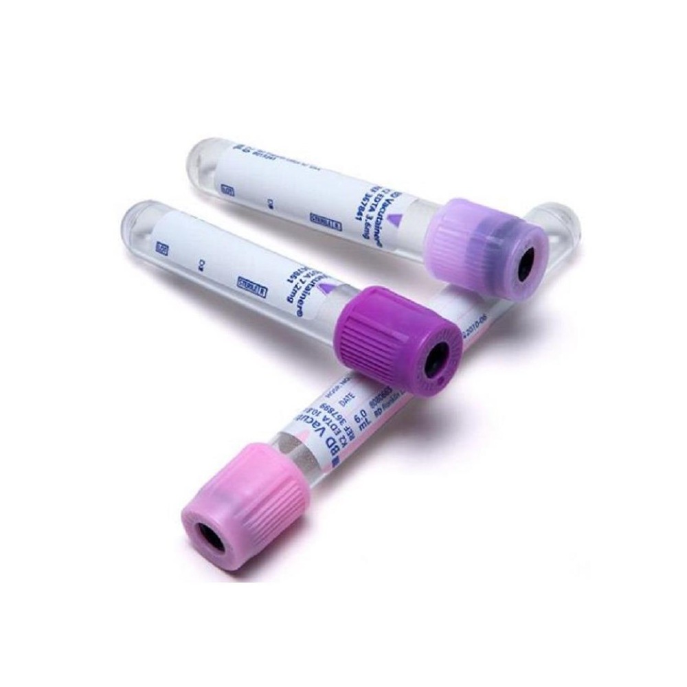 TUBO EDTA K2 4ML 13X75MM PET VIOLETA BD VACUTAINER (PAQ  100 UDS)