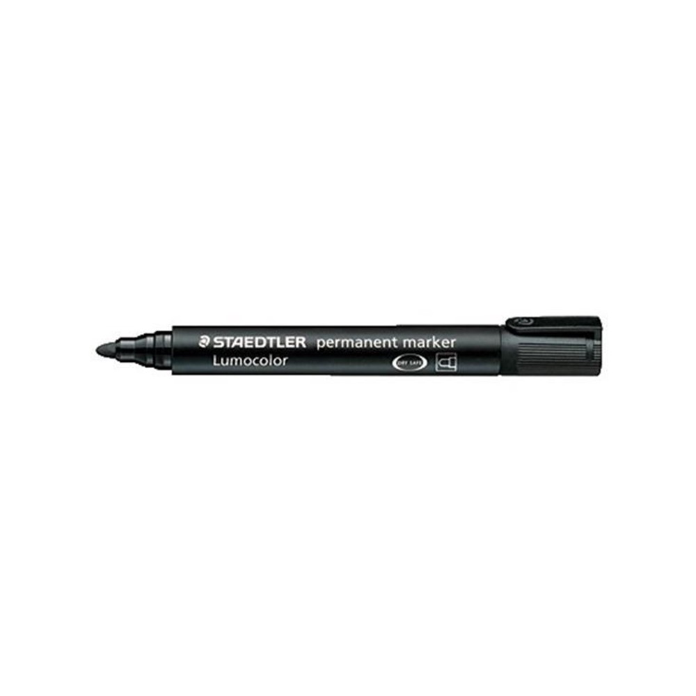 MARCADOR PERMANENTE STAEDTLER 352 PUNTA CÓNICA TRAZO 2 MM NEGRO (PAQ  10 UDS)