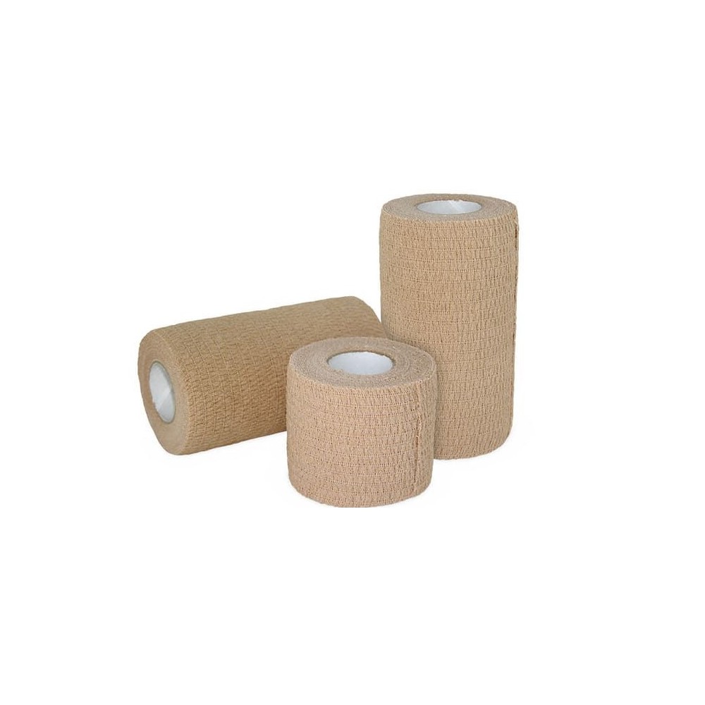 VENDA ELÁSTICA COHESIVA 5 CM X 4,5 M COLOR BEIGE RAPIX ST (UNIDAD)