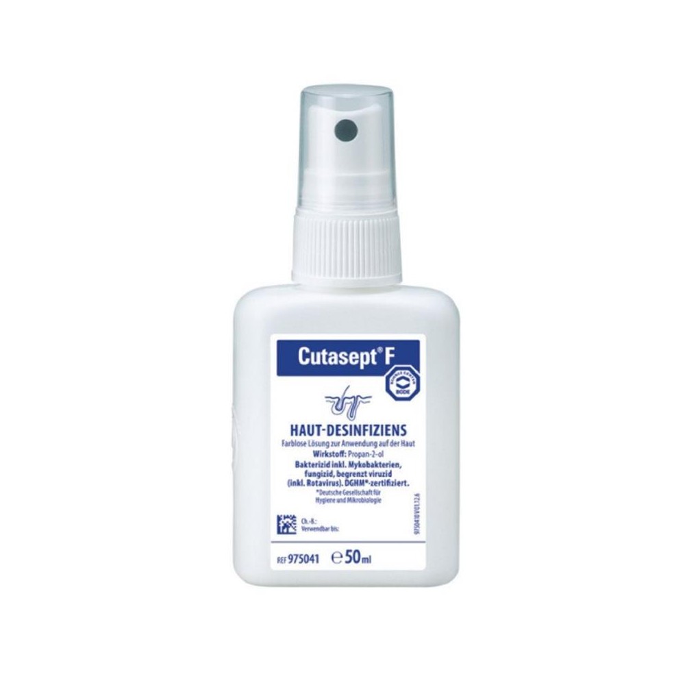 DESINFECTANTE DE PIEL 50 ML INCOLORO A BASE DE PROPANOL CUTASEPT F (ENVASE 50 ML)