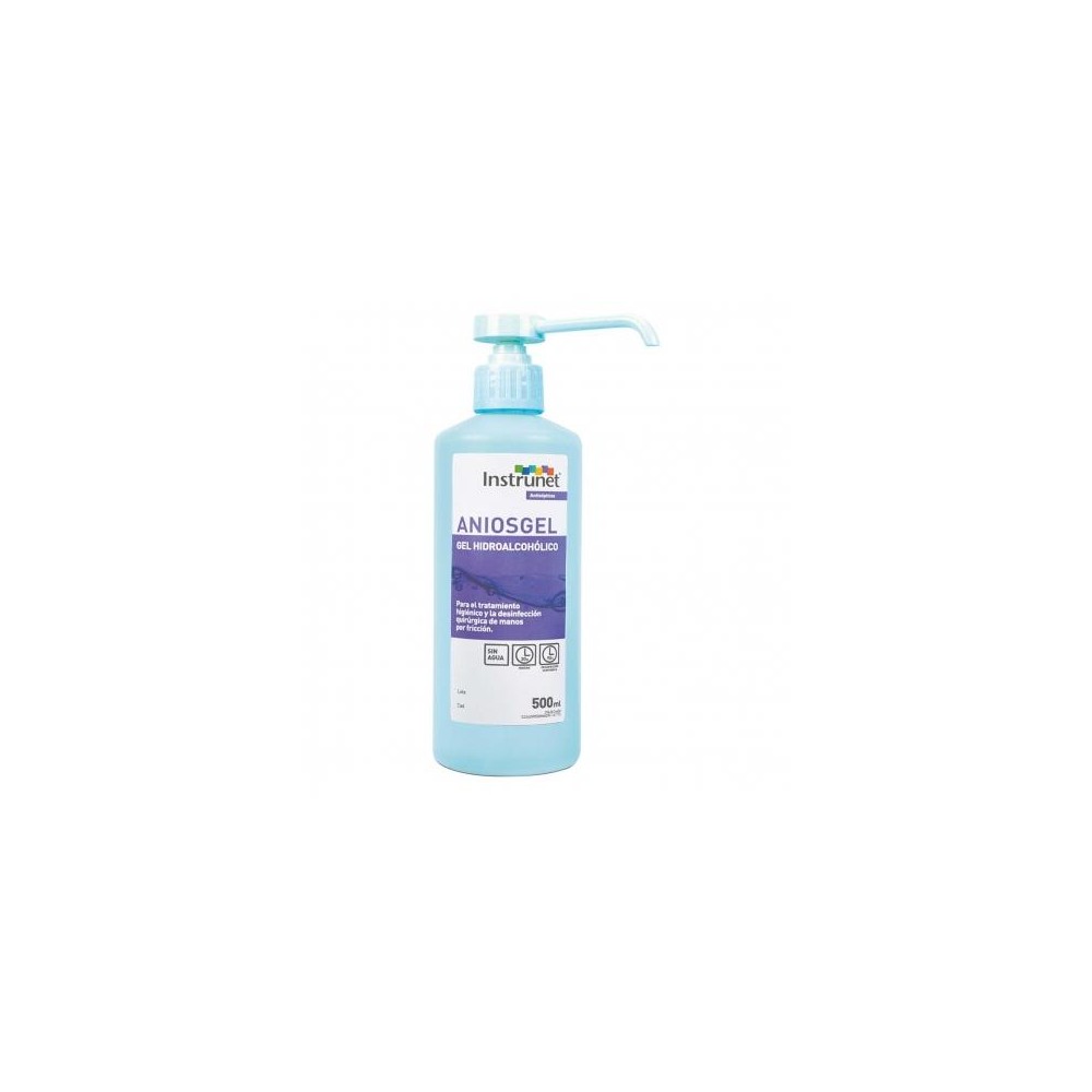 GEL HIDROALCOHÓLICO DESINFECTANTE DE MANOS INSTRUNET ANIOSGEL (ENVASE 500 ML)