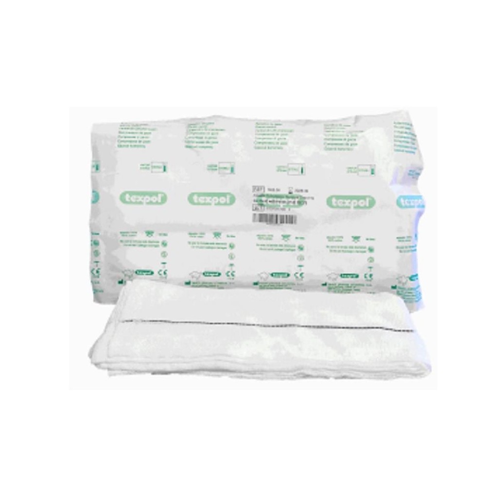 GASA COMPRESA RX ESTÉRIL 45 X 45 CM 17 HILOS 4 CAPAS (PAQ  5 UDS)