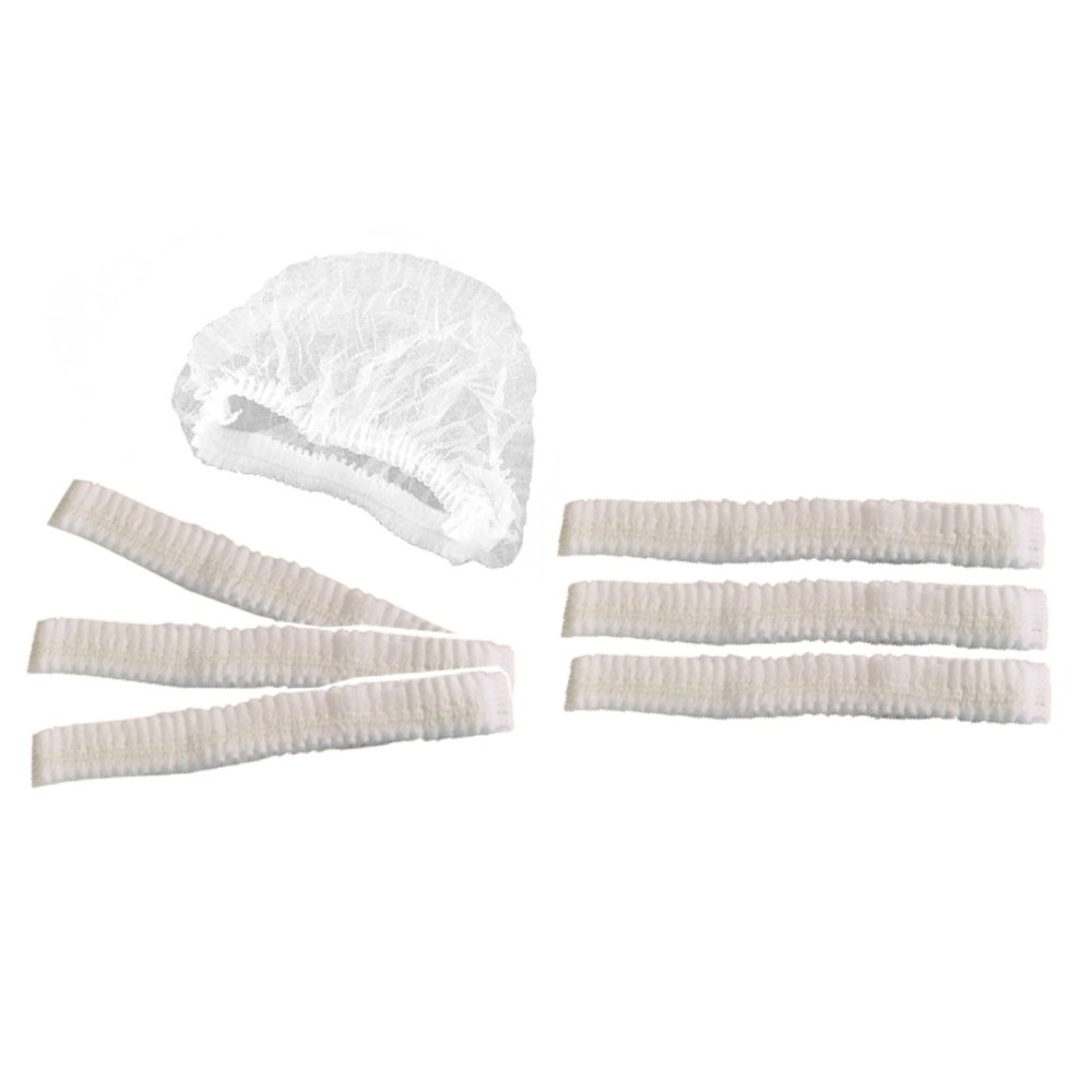 GORRO CIRUJANO BLANCO CON CINTAS ELÁSTICAS (PAQ  500 UDS)