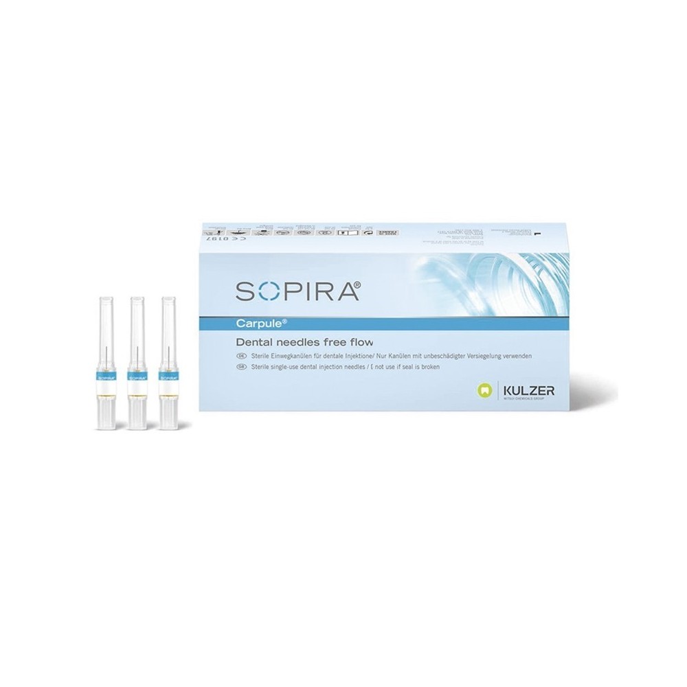 AGUJA DENTAL ESTÉRIL CORTA 30G 1  0,3MMx25MM CARPULE (PAQ  100 UDS)