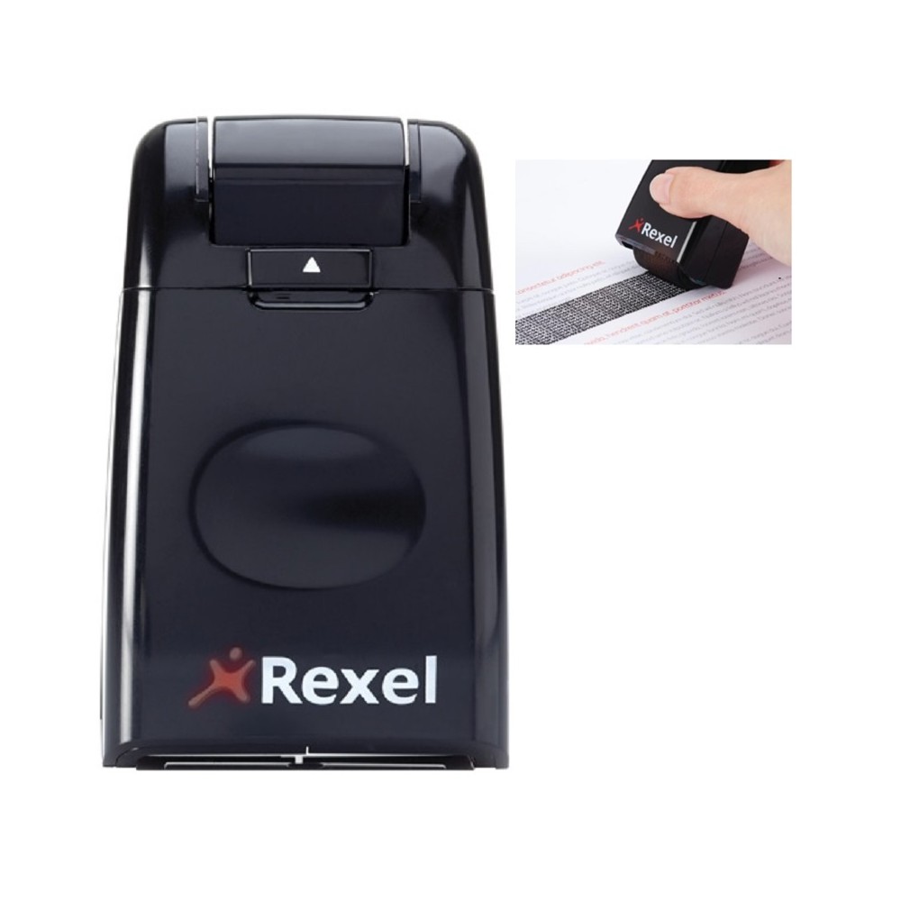 SELLO AUTOMÁTICO ROLLER INFORMACIÓN CONFIDENCIAL TINTA NEGRA REXEL