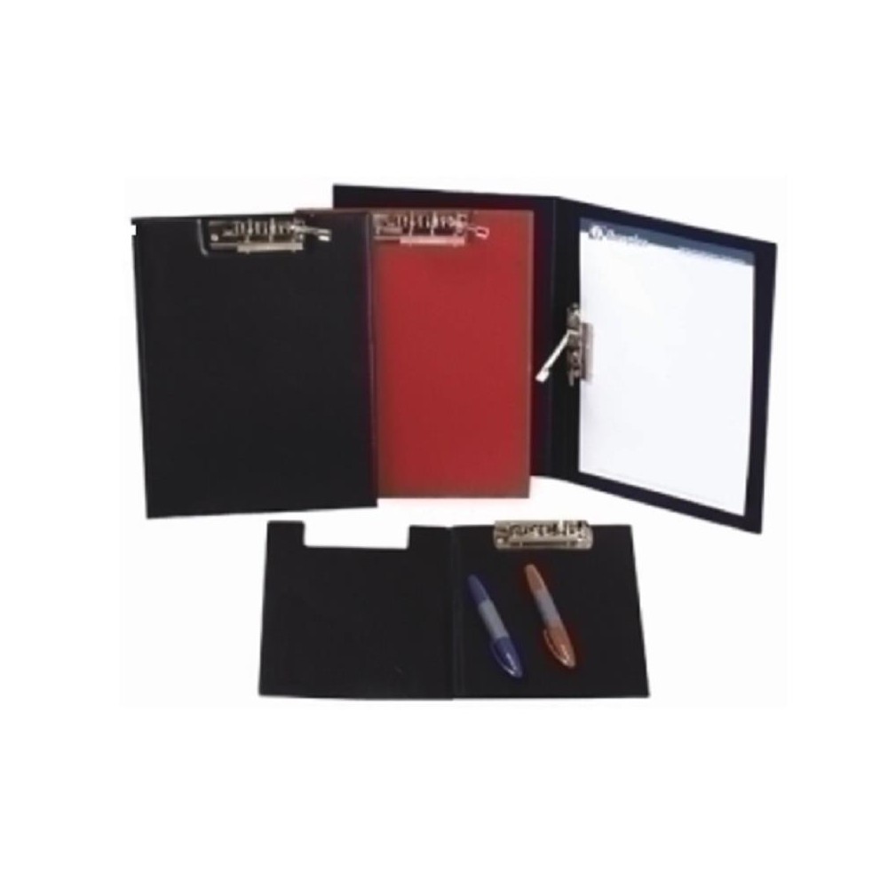 CARPETA CON PINZA PORTABLOCK FOLIO CON TAPA NEGRO