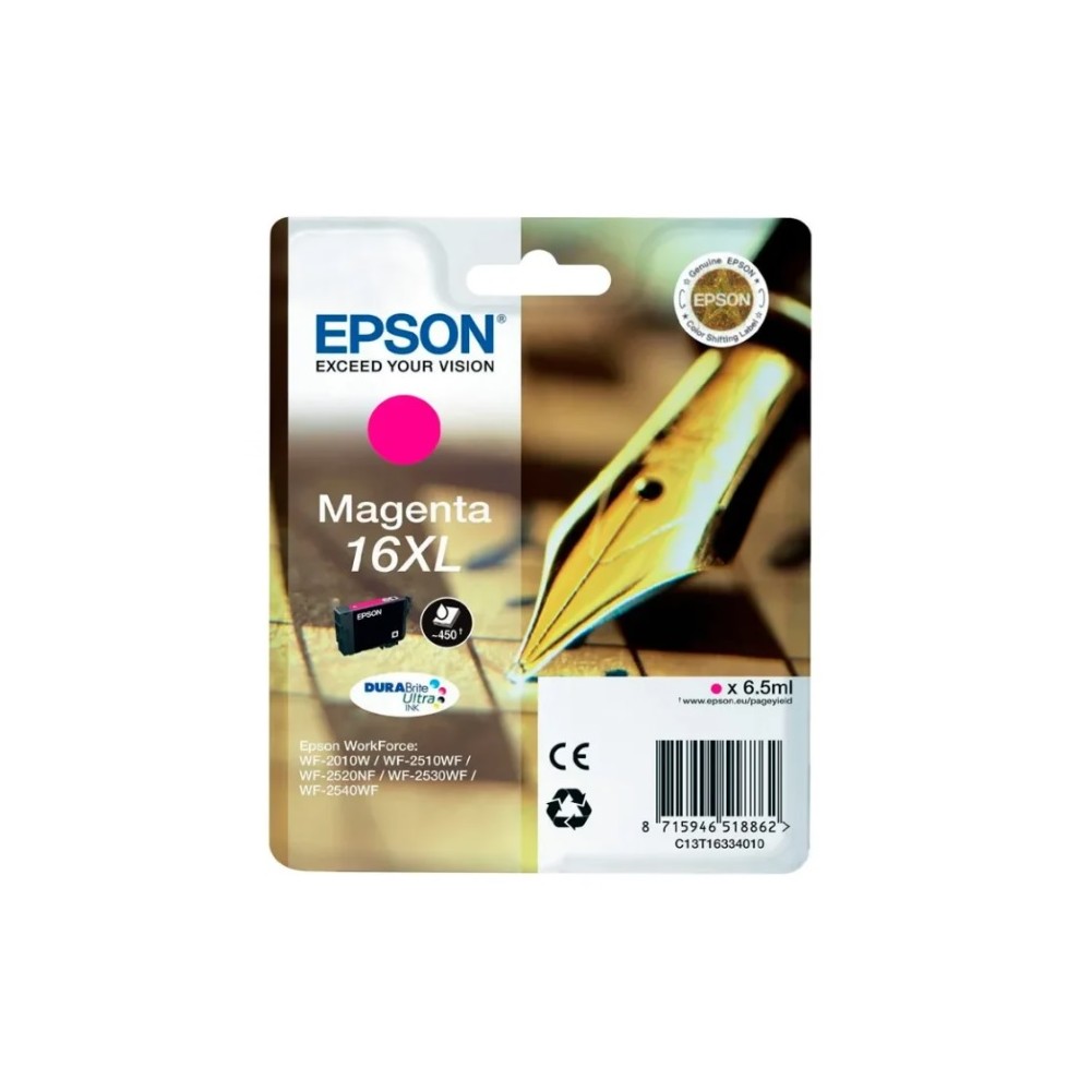 CARTUCHO DE TINTA EPSON 16 XL MAGENTA