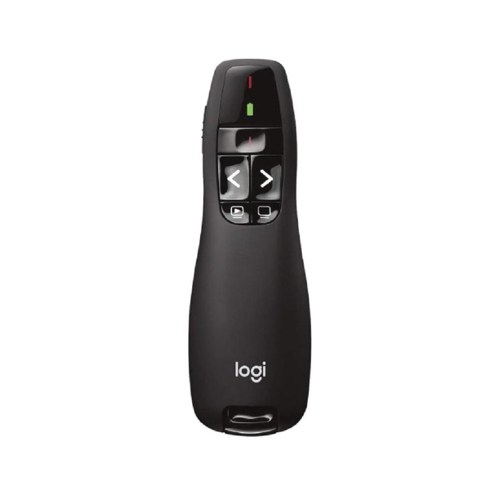 MANDO / PRESENTADOR INALÁMBRICO CON PUNTERO LÁSER  RECEPTOR USB  30 METROS  LOGITECH R400