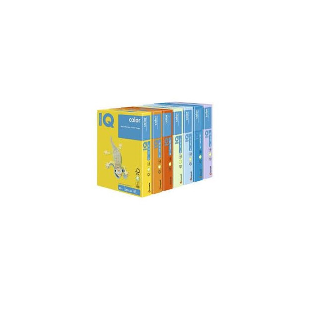 HOJAS COLOR COPY  IQ COLOR DE 80G/M2  A4  COLOR  AZUL MEDIO CARIBE  (PAQ  500 UDS) 