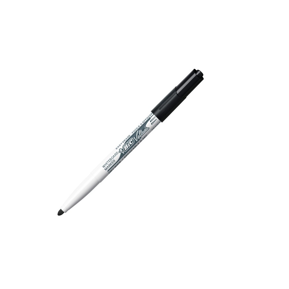 MARCADOR 1741 VELLEDA BIC PUNTA CÓNICA TRAZO 1,4 MM TINTA BASE DE ALCOHOL NEGRO (UNIDAD)