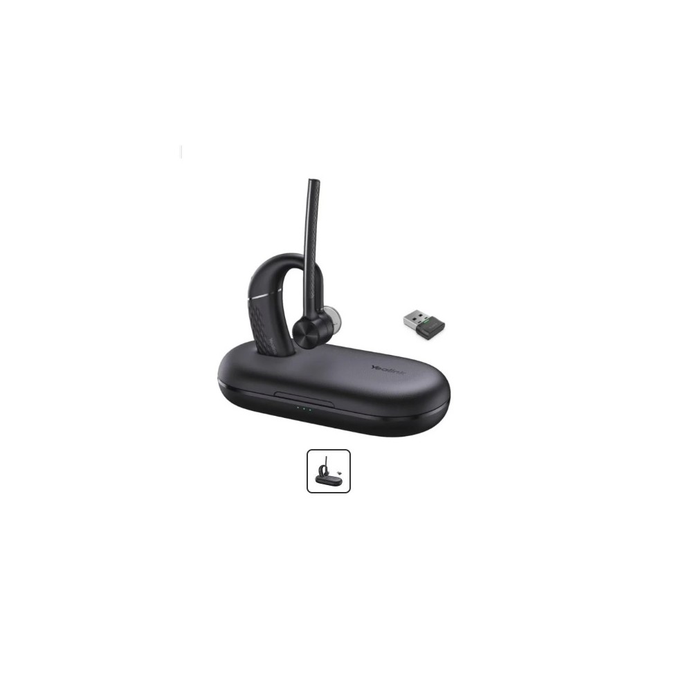 AURICULAR INALÁMBRICO YEALINK BH71 CON BASE DE CARGA BLUETOOTH NEGRO