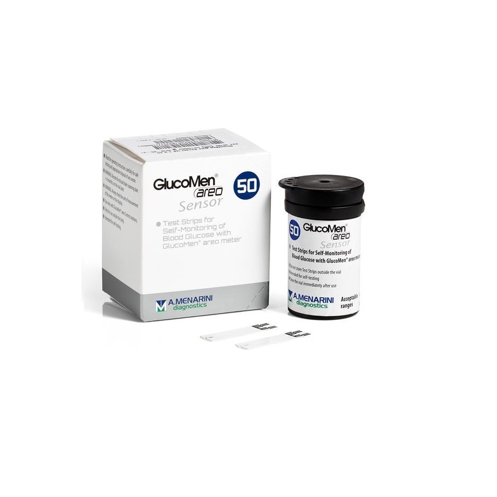 TIRA DE GLUCOSA GLUCOMEN AREO (PAQ  50 UDS)