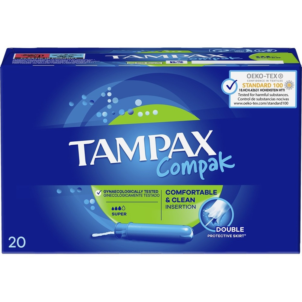 TAMPONES TAMPAX COMPAK SUPER (20 UDS )