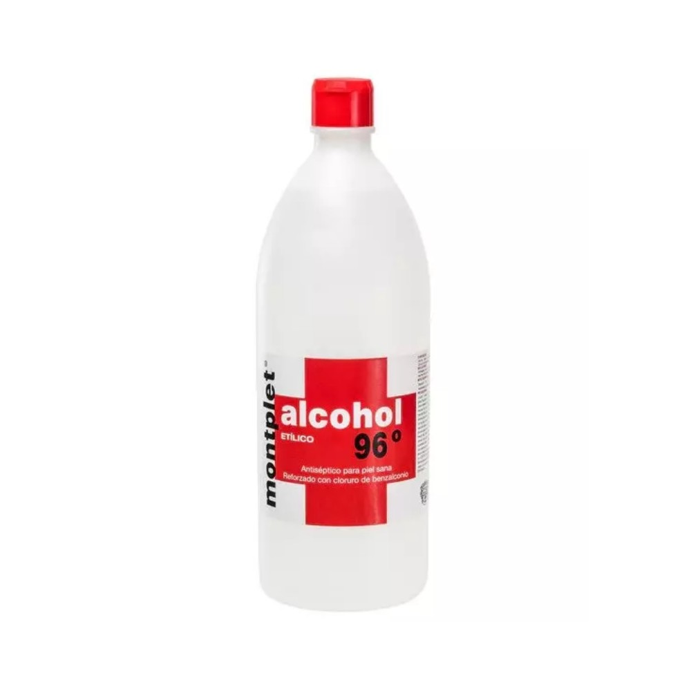 ALCOHOL SANITARIO 96º MONTPLET (ENVASE 1L)