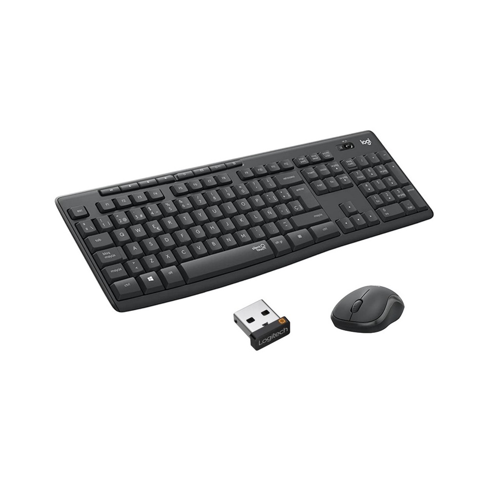 TECLADO   RATÓN INALÁMBRICO LOGITECH MK295 QWERTY ESP 